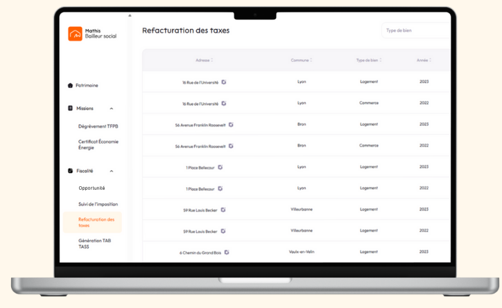 Comptabilisation et refacturation automatisées